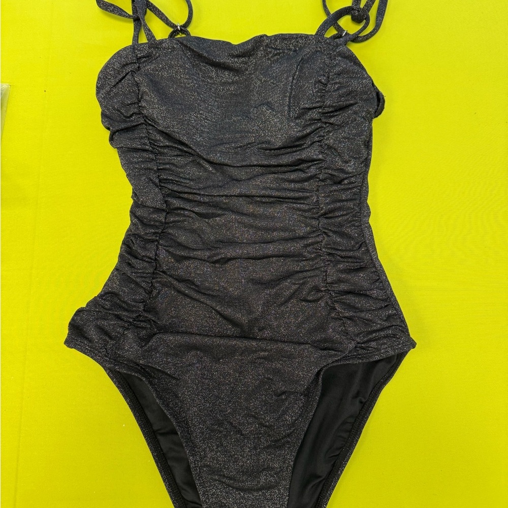 Cupshe Black and Gold One Piece Swimsuit